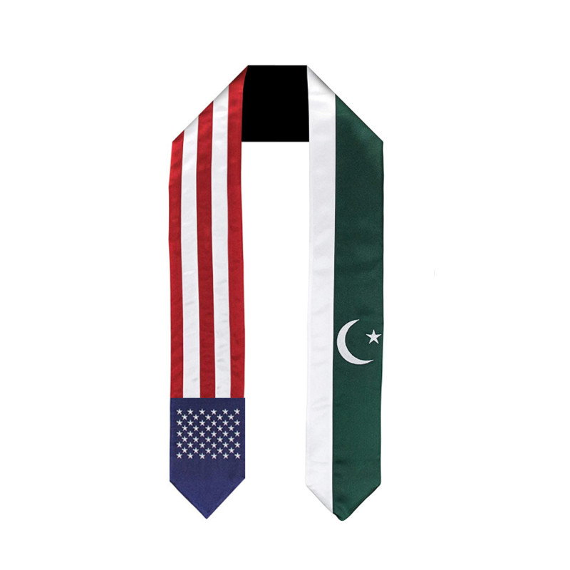 Men Accessories In Pakistan - 180*14 cm Amerikan Pakistan Ulusal Bayrağı