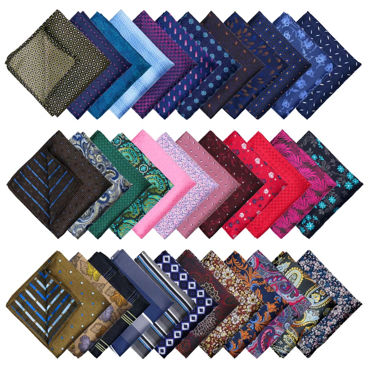 Men Accessories Elegant - Zarif Erkek Cep Mendili Lüks Paisley