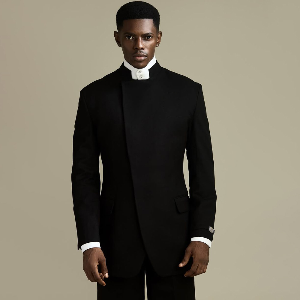 Men Accessories Elegant - Zarif Siyah Erkek Takım Elbise 2