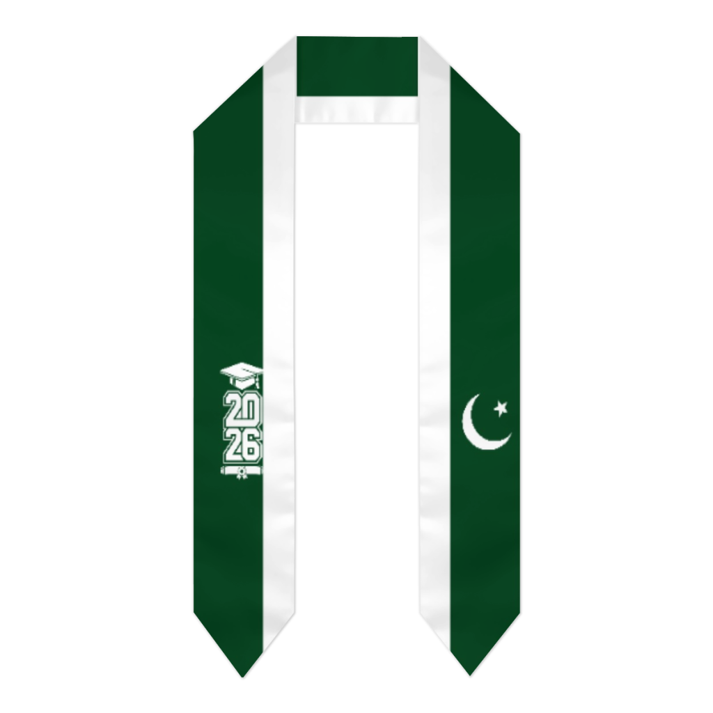 Men Accessories In Pakistan - 2026 Sınıfı Pakistan Bayraklı Eşarp Mezuniyet