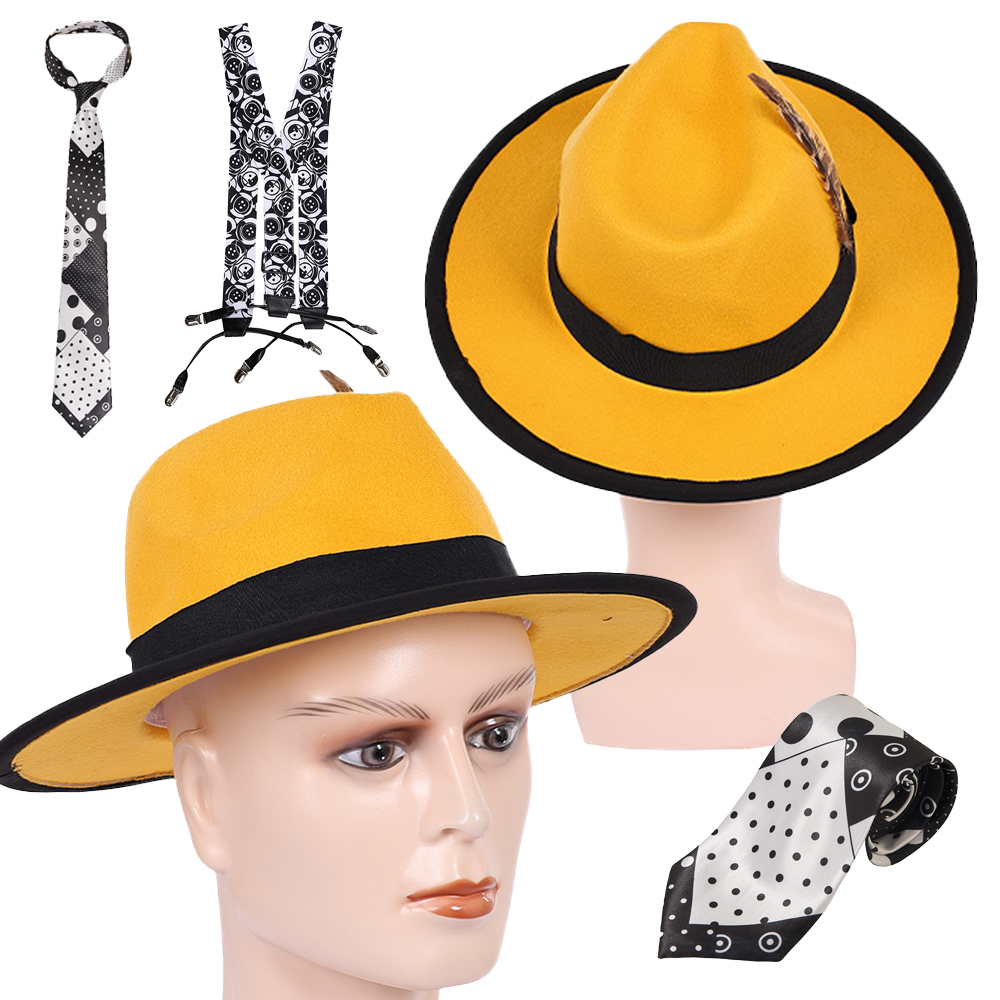 Men Accessories Hat - Fantasia 1994 Jim Film Maskesi Stanley