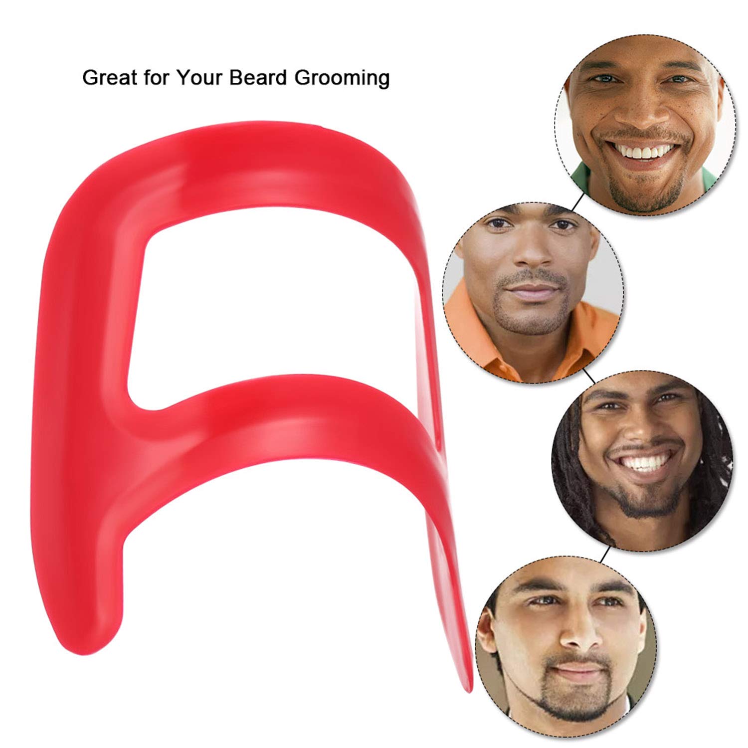 Men Accessories Guide - Erkekler Goatee kalıp sakal kırpma cetvel