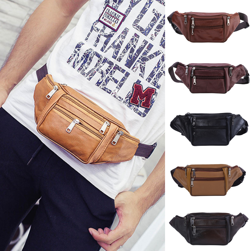 Travel Organizer Men - Moda Erkek Hakiki Deri Bel Paketleri