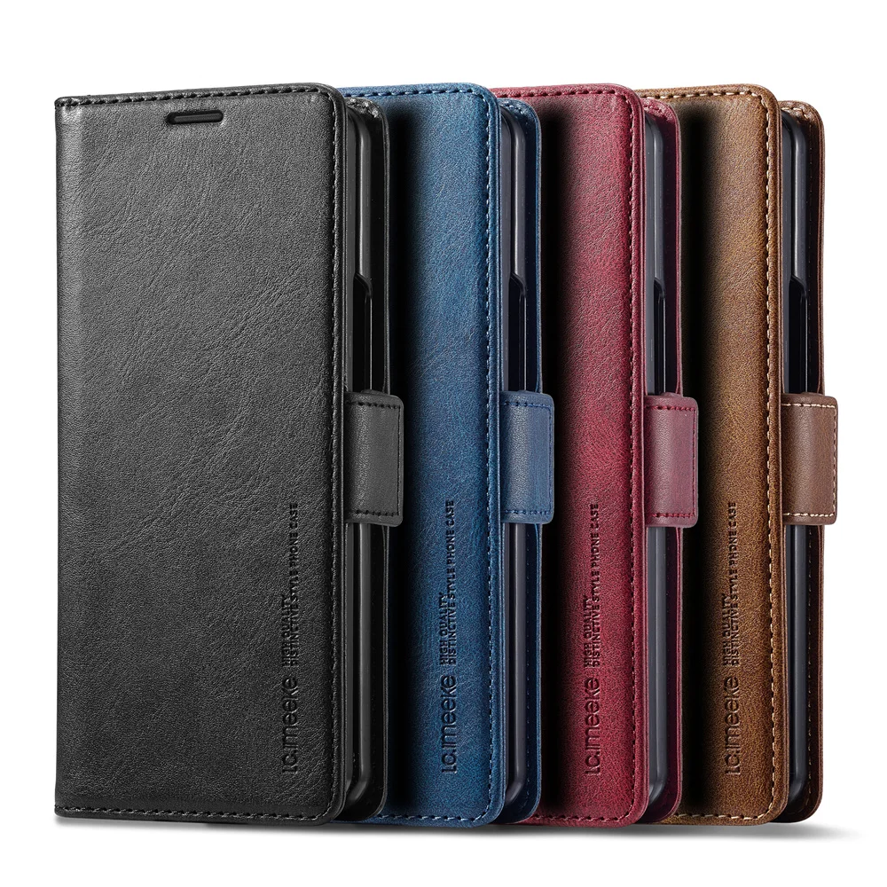 Phone Wallet Combo - Deri Cüzdan Telefon Kılıfı Samsung Galaxy
