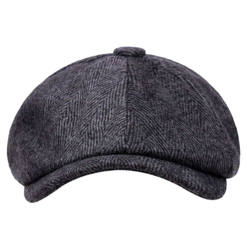 Men'S Accessories Canada - 1920'ler Erkekler Gangster Yün Sekizgen Şapka
