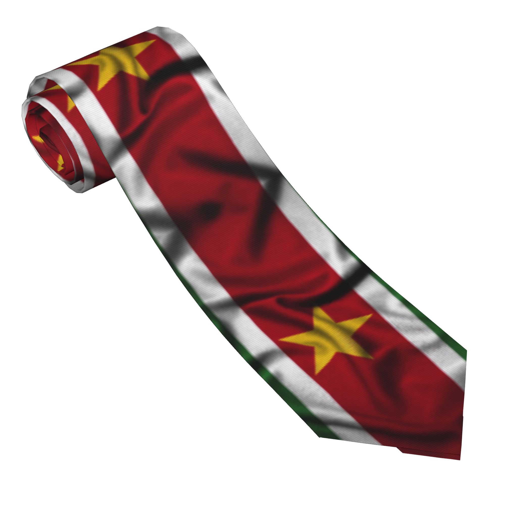 Men'S Accessories Gift Ideas - Surinam Bayrağı Kravat İş Boyun Kravatları