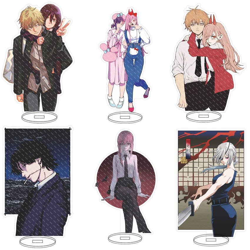Men Accessories Gift - 16CM Anime Akrilik Standlı Chainsaw Man