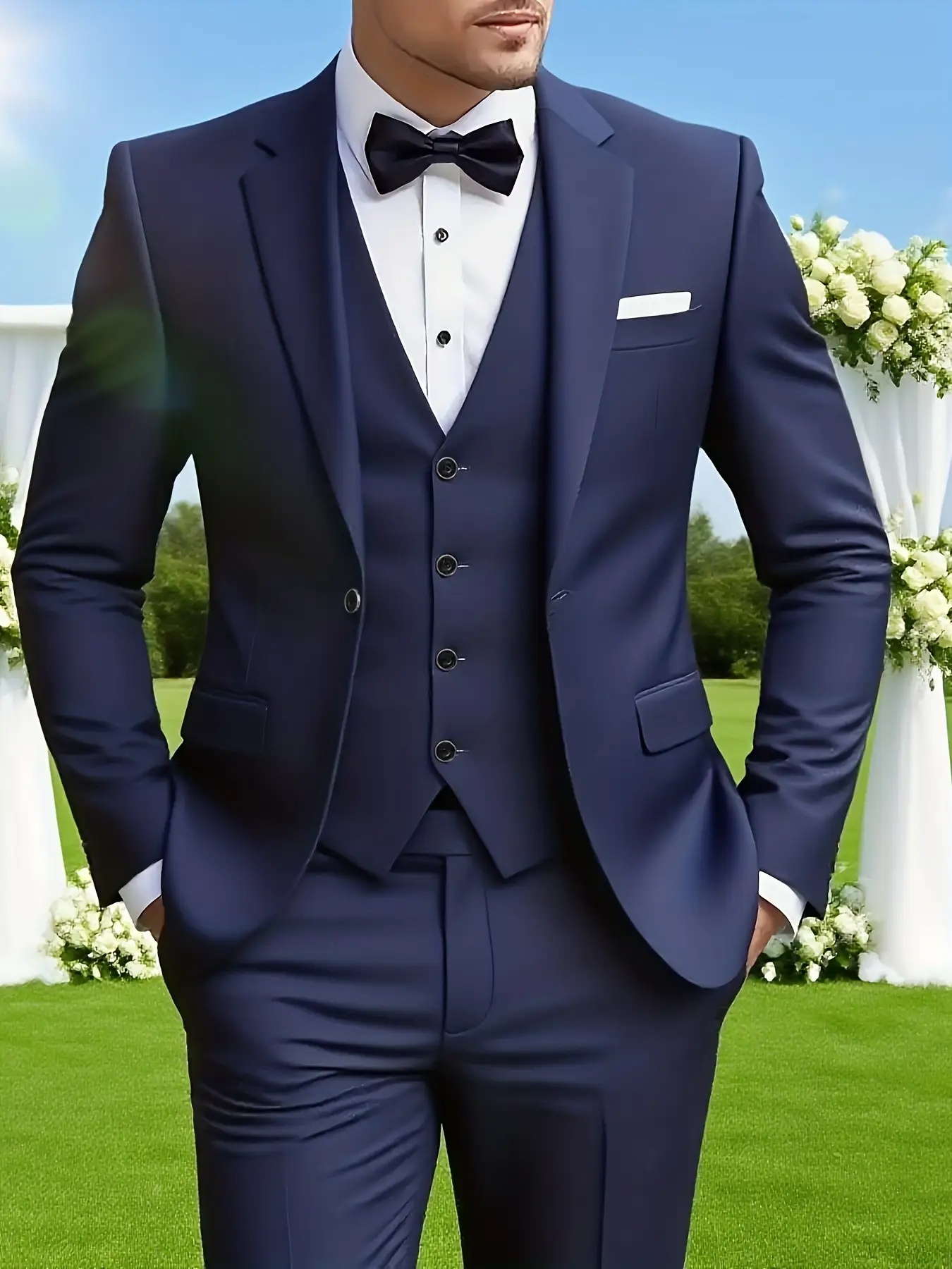 Men Accessories Elegant - Erkek Resmi Ofis Takımı 3 Parça