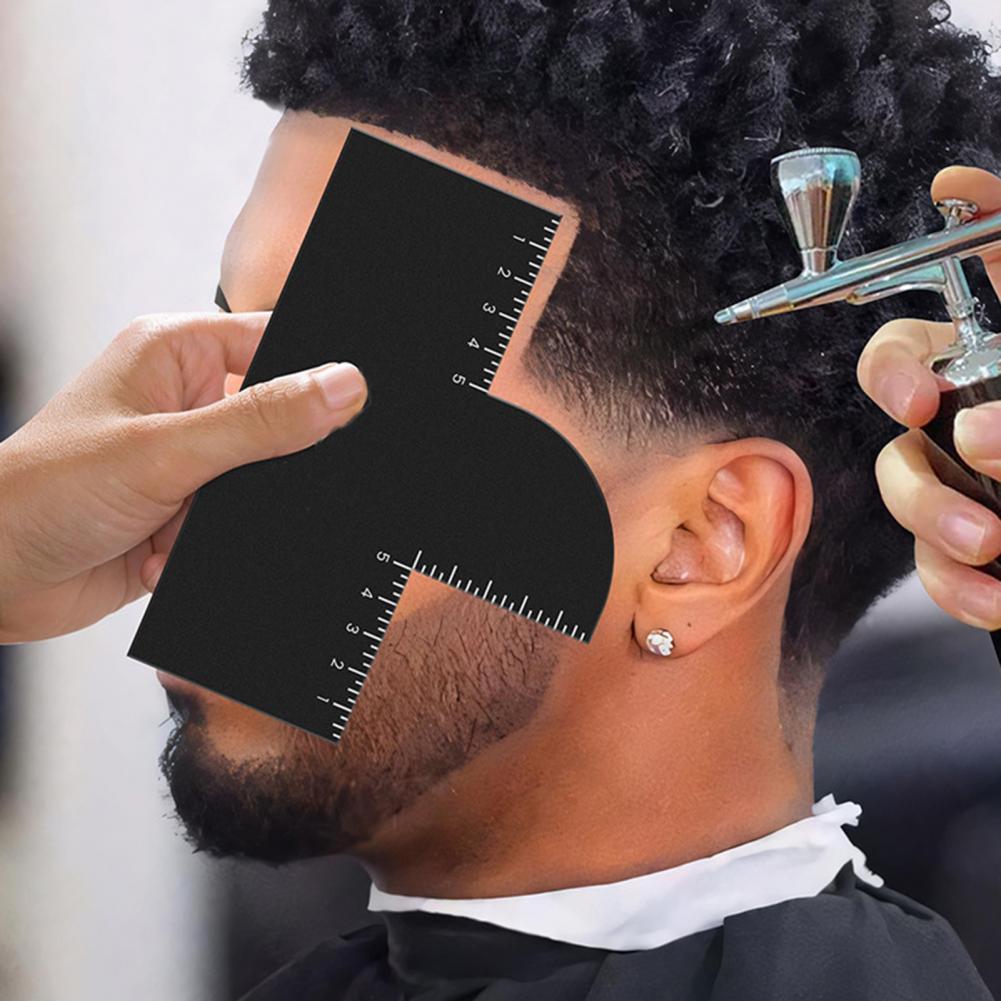 Men Accessories Guide - 1/2 adet erkek saç şekillendirici şablon