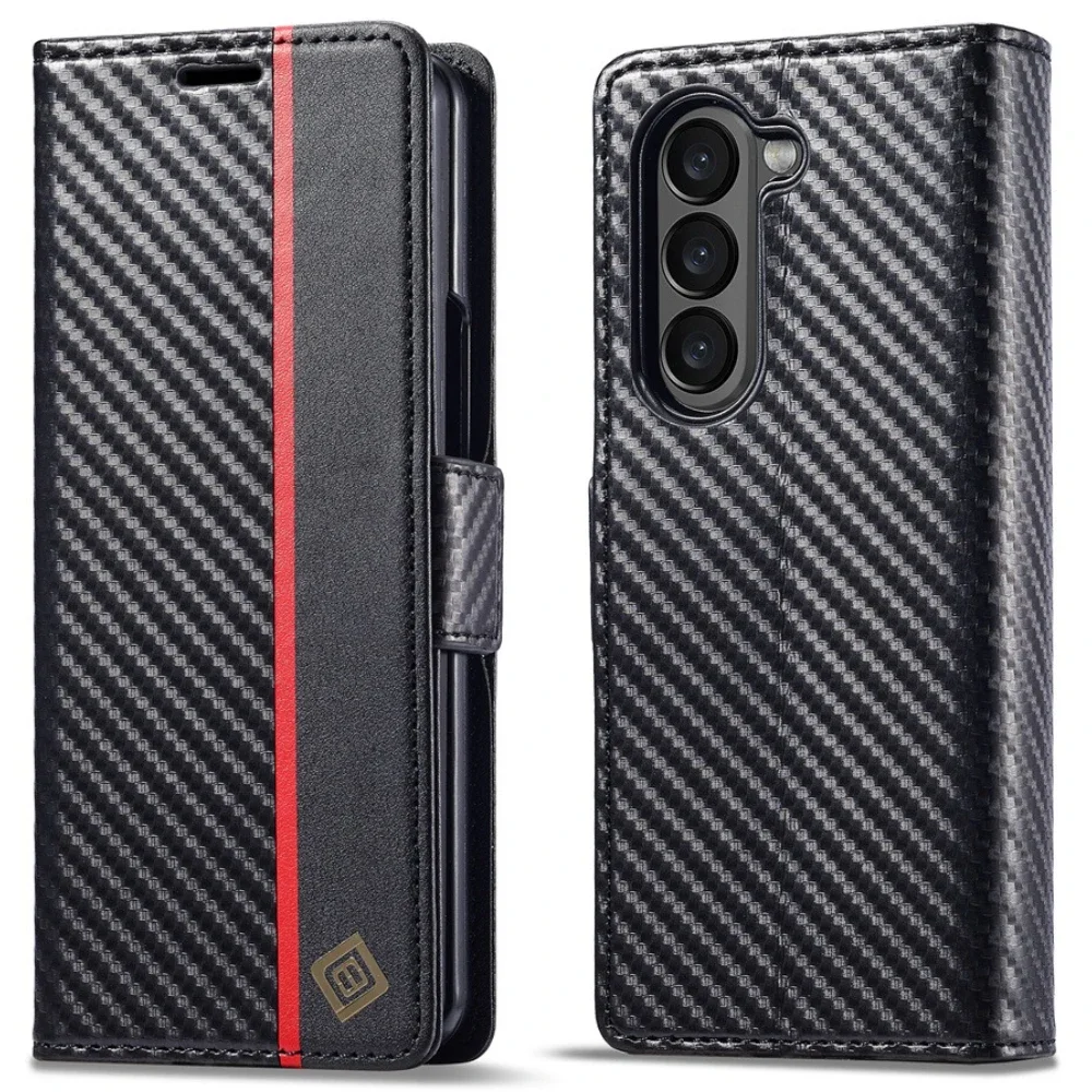 Lüks Karbon Fiber PU Deri Kapa - Phone Wallet Combo incelemesi ve fiyatı