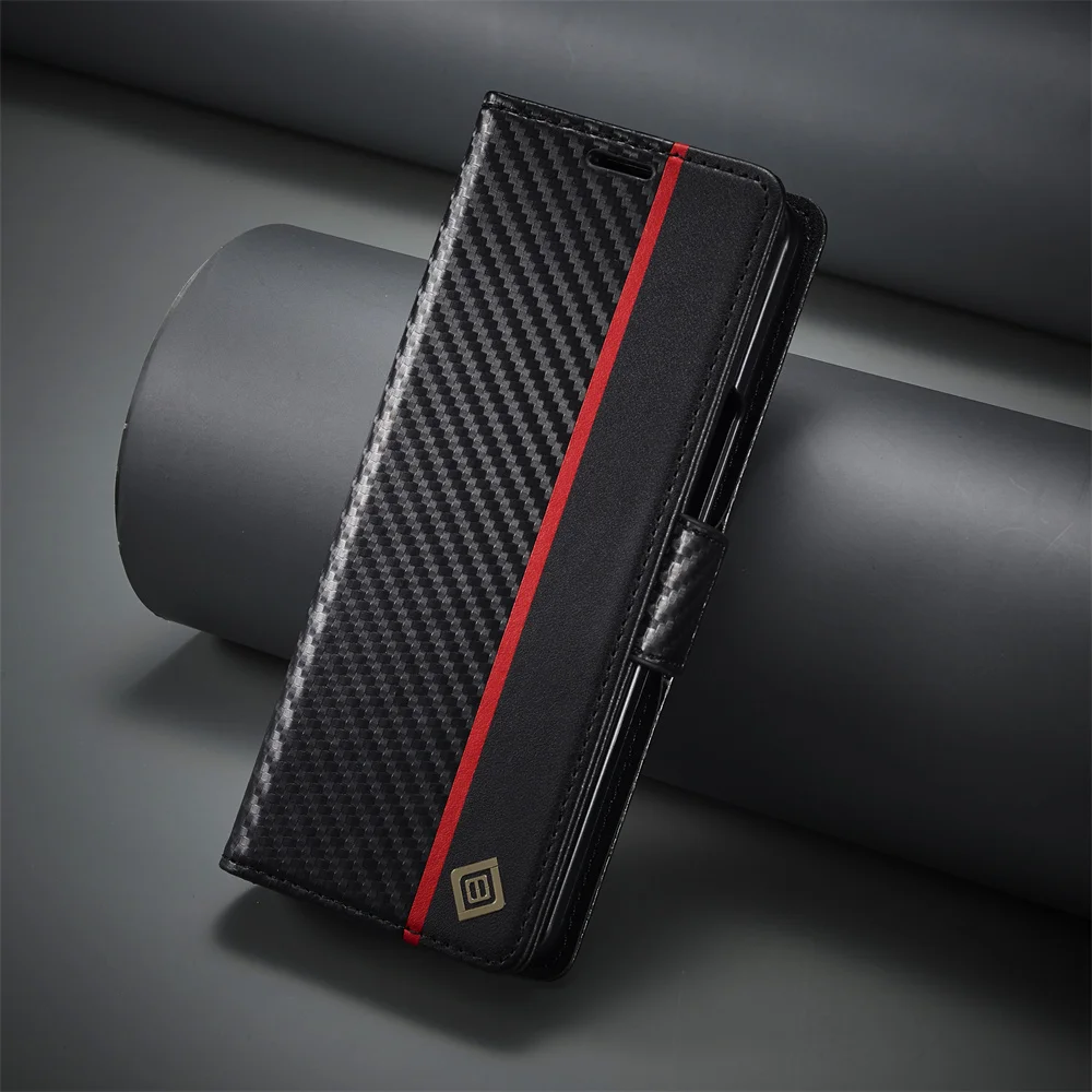 Lüks Karbon Fiber PU Deri Kapa - Phone Wallet Combo incelemesi ve fiyatı