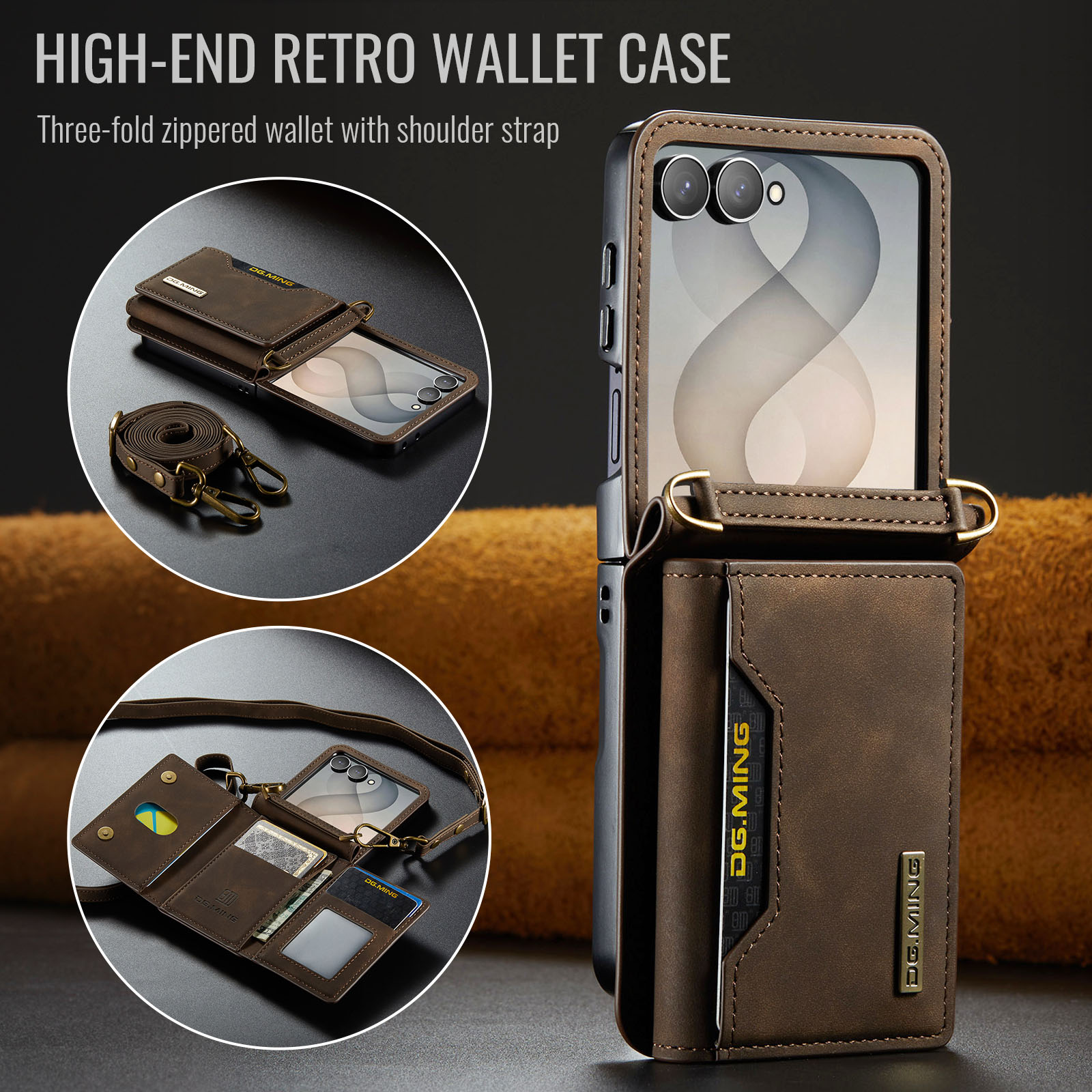 Samsung Galaxy Z Flip 8 7 6 5  - Phone Wallet Combo incelemesi ve fiyatı