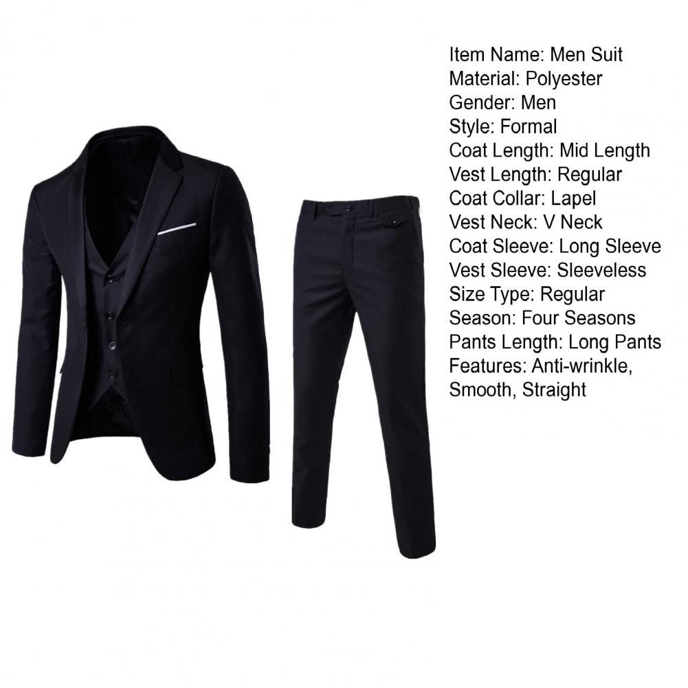 Erkekler Blazers 3 Adet Setler - Men Accessories Elegant incelemesi ve fiyatı