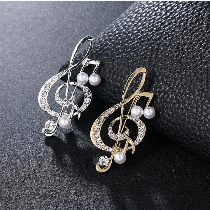 1 adet zarif nota broş şık tak - Men'S Accessories Gift Ideas incelemesi ve fiyatı
