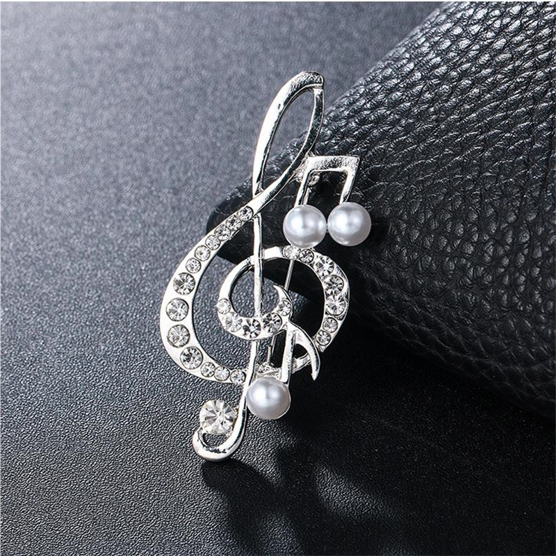 1 adet zarif nota broş şık tak - Men'S Accessories Gift Ideas incelemesi ve fiyatı