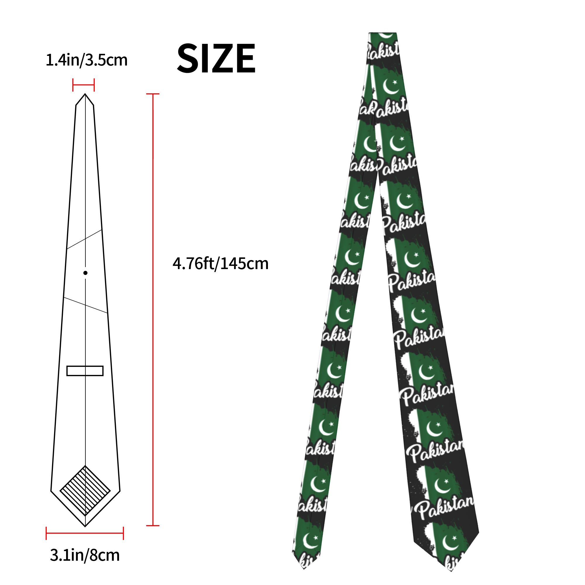 Erkek Kravatı Pakistan Bayrağı - Men Accessories In Pakistan incelemesi ve fiyatı