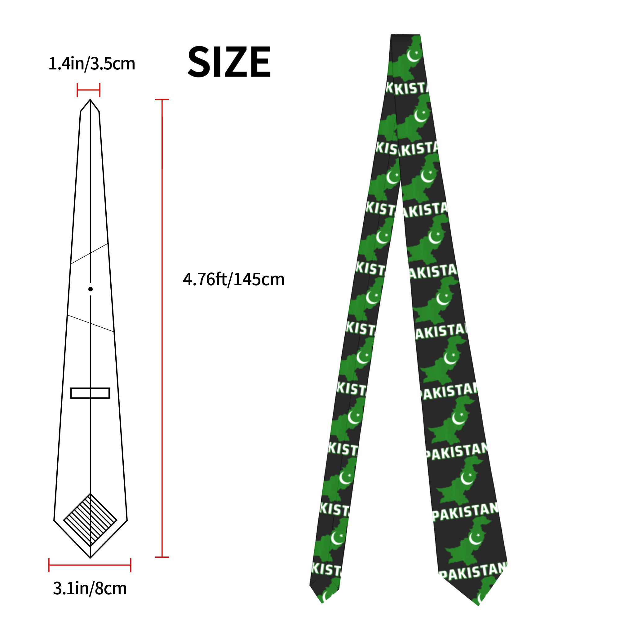 Erkek Kravat Pakistan Bayrağı  - Men Accessories In Pakistan incelemesi ve fiyatı