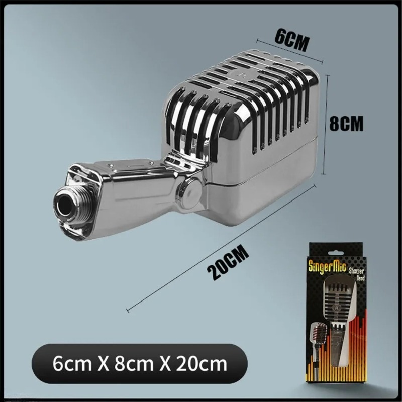 Yaratıcı Mikrofon Şekli Duş Ba - Men Accessories Gift incelemesi ve fiyatı